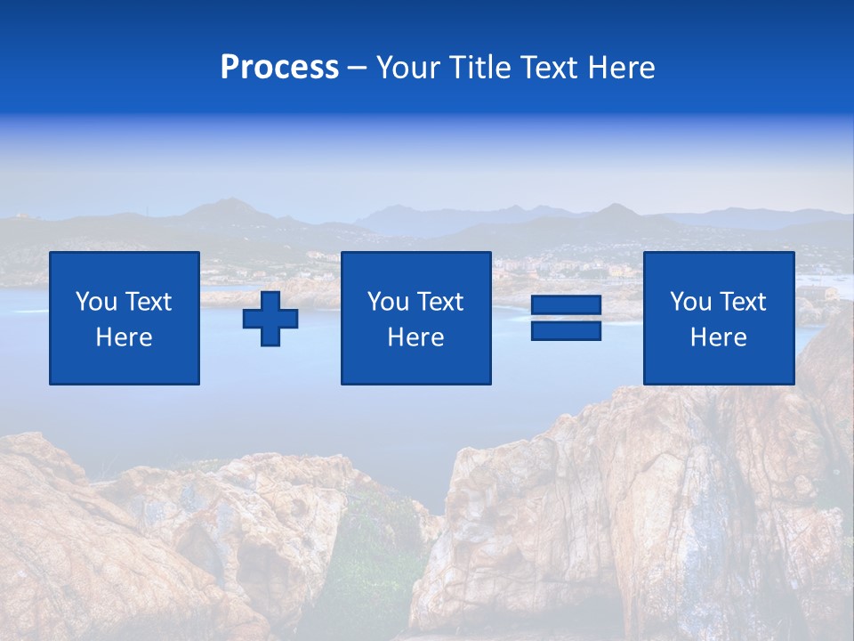 Touristy Rock Sea PowerPoint Template