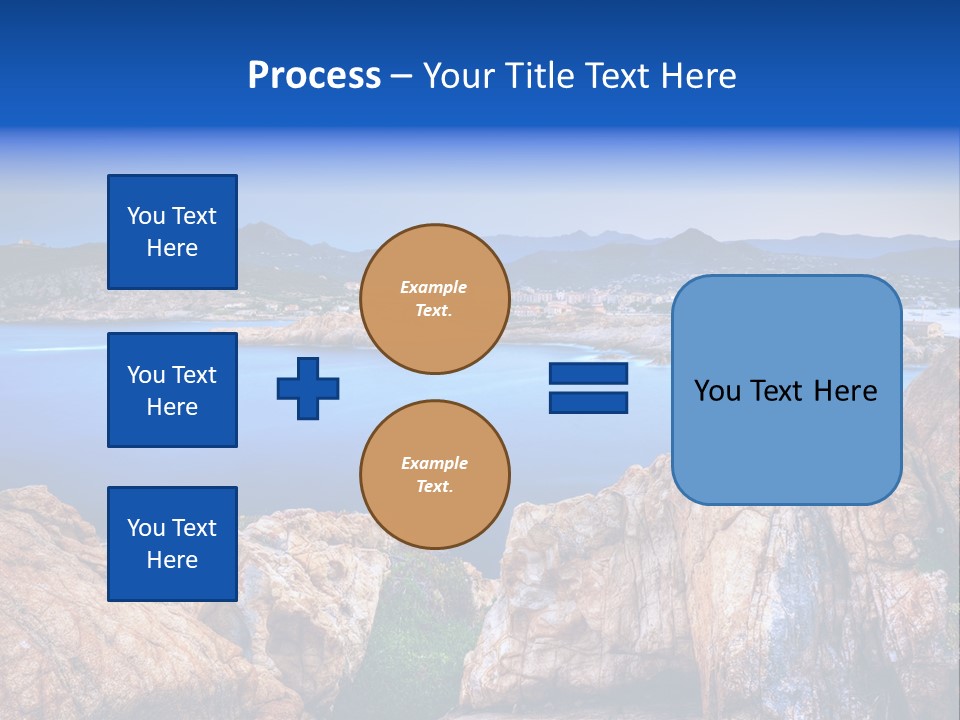 Touristy Rock Sea PowerPoint Template