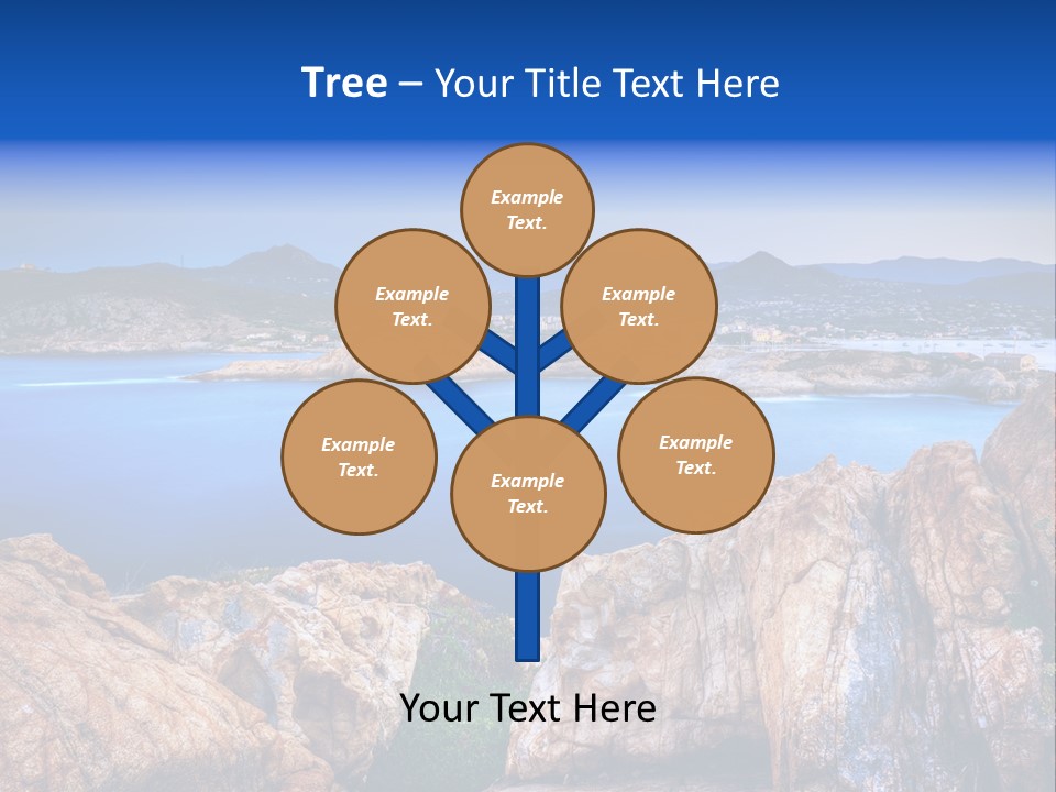 Touristy Rock Sea PowerPoint Template