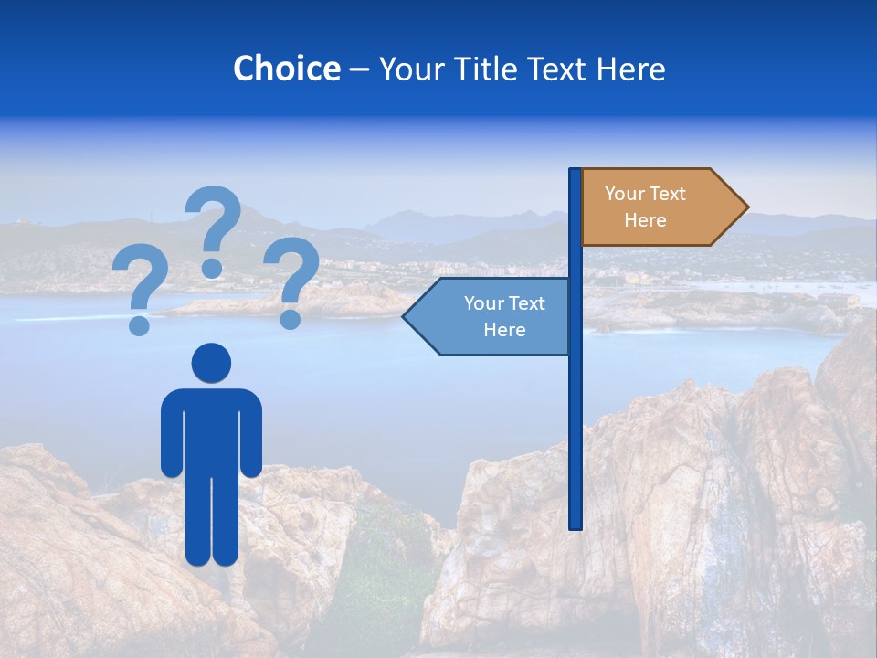 Touristy Rock Sea PowerPoint Template