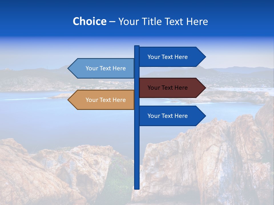 Touristy Rock Sea PowerPoint Template