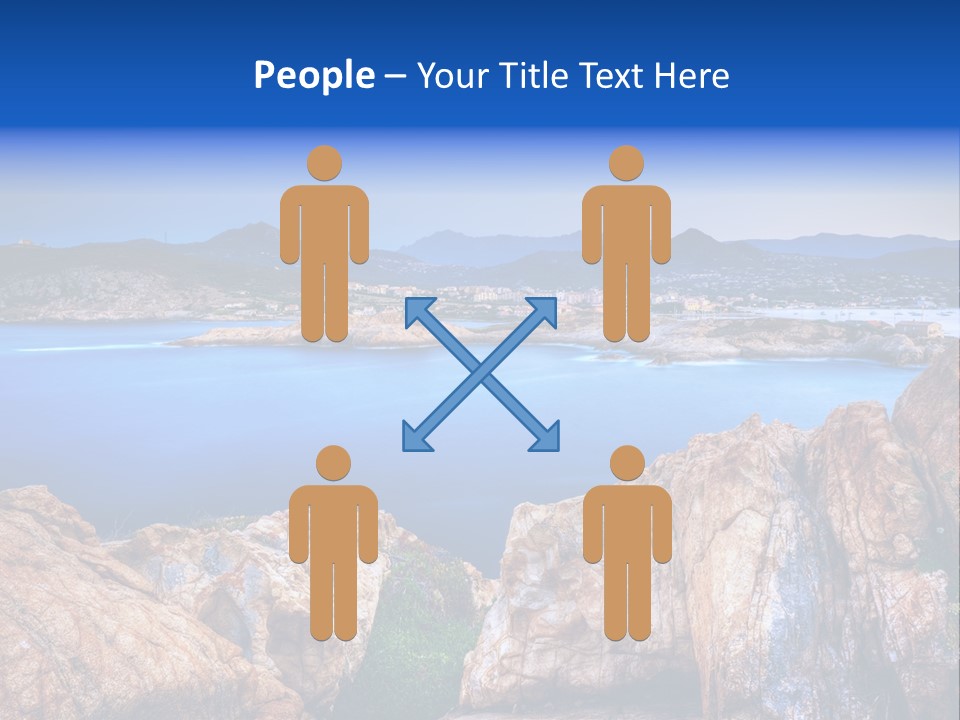 Touristy Rock Sea PowerPoint Template