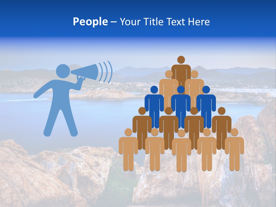 Touristy Rock Sea PowerPoint Template