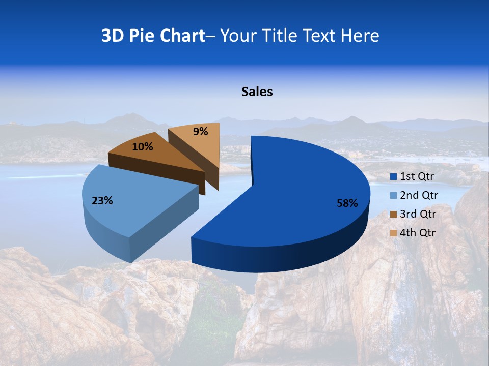 Touristy Rock Sea PowerPoint Template