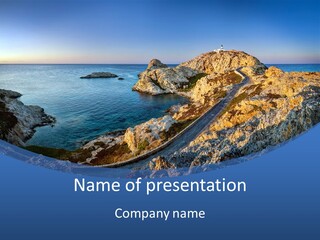 Shore Coast Landscape PowerPoint Template