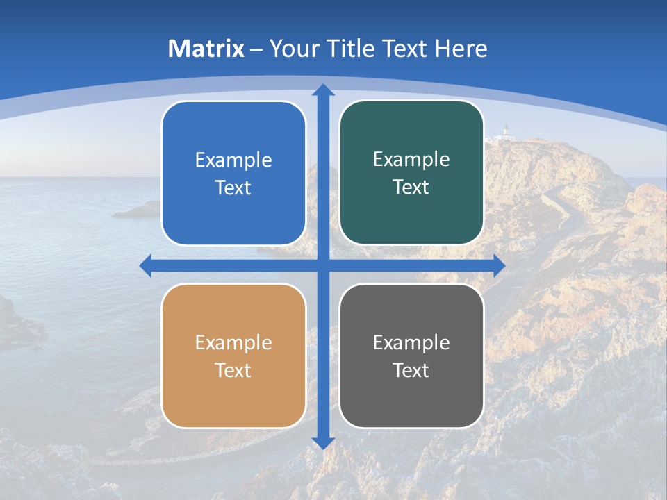 Shore Coast Landscape PowerPoint Template