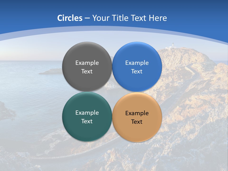 Shore Coast Landscape PowerPoint Template