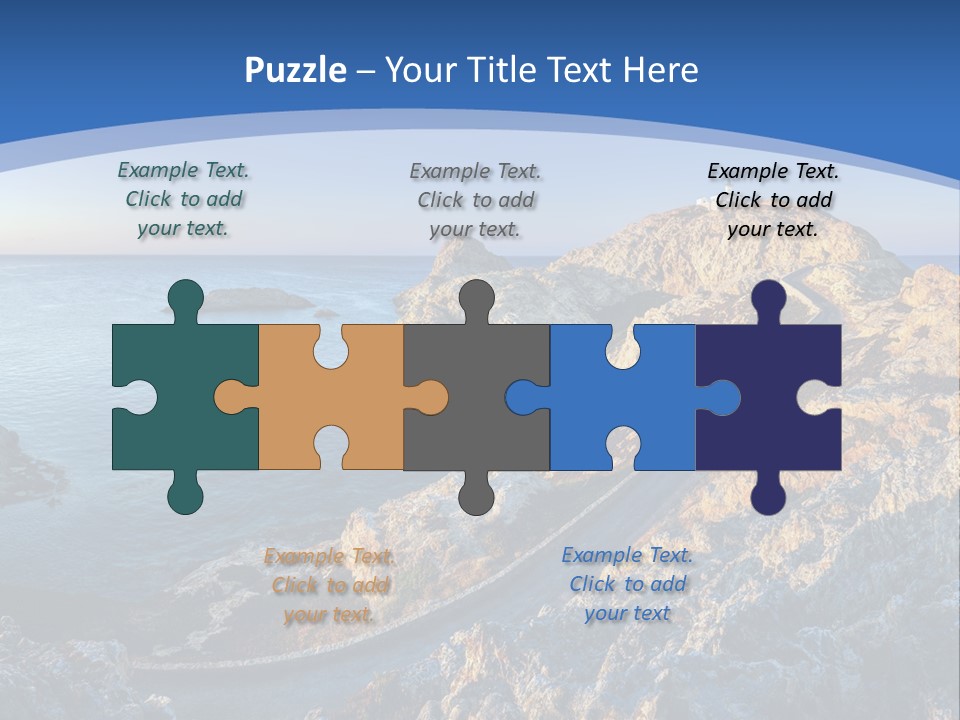 Shore Coast Landscape PowerPoint Template