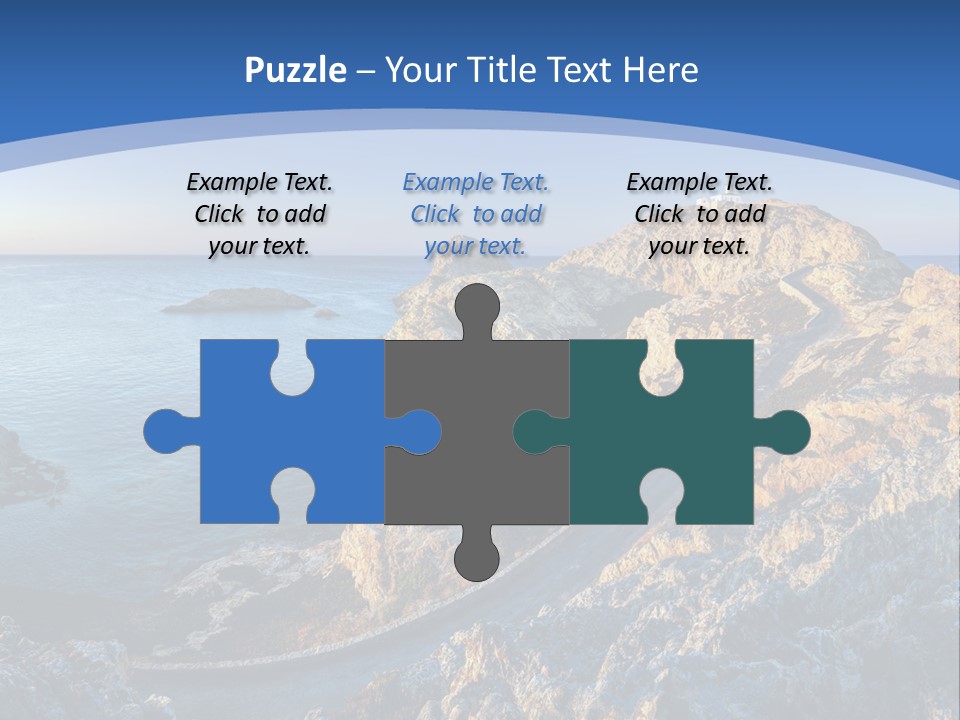 Shore Coast Landscape PowerPoint Template