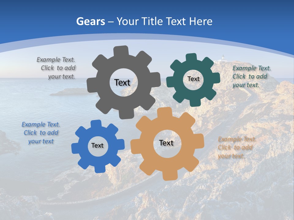 Shore Coast Landscape PowerPoint Template