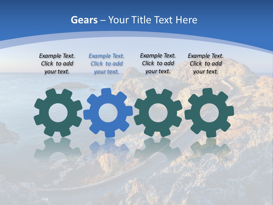 Shore Coast Landscape PowerPoint Template