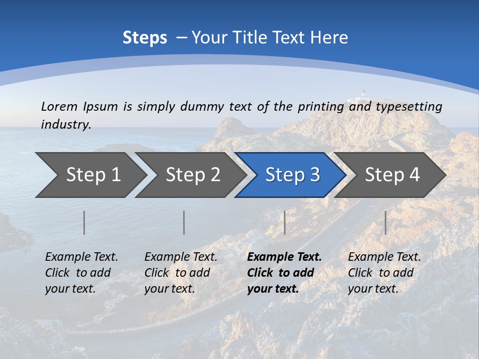 Shore Coast Landscape PowerPoint Template