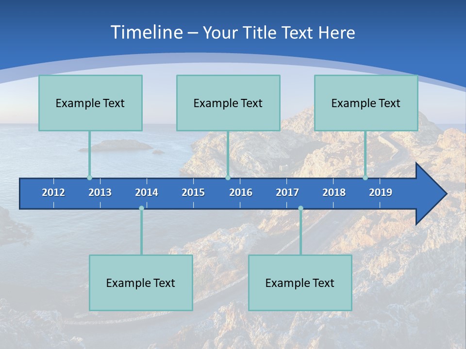 Shore Coast Landscape PowerPoint Template