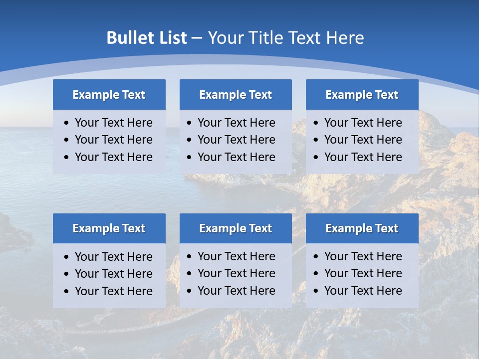 Shore Coast Landscape PowerPoint Template