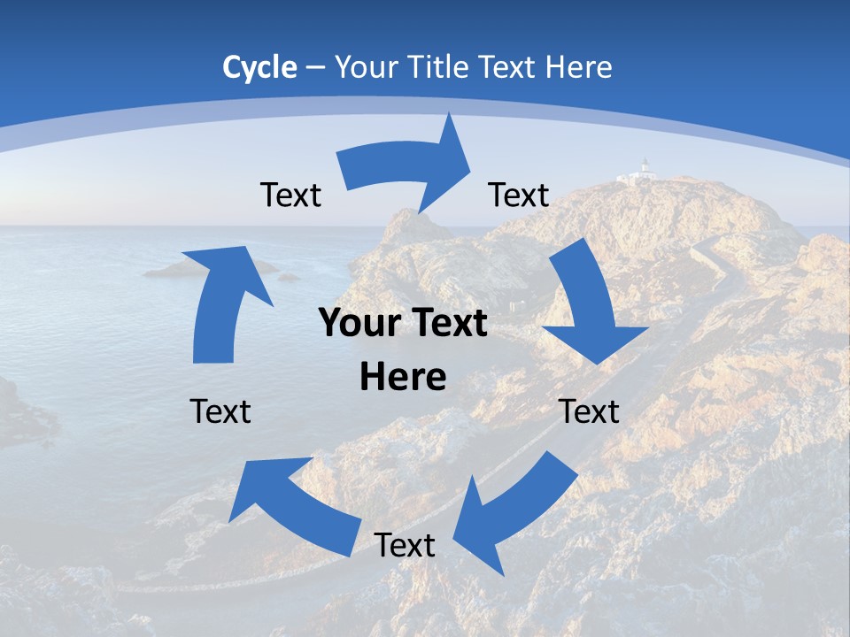 Shore Coast Landscape PowerPoint Template
