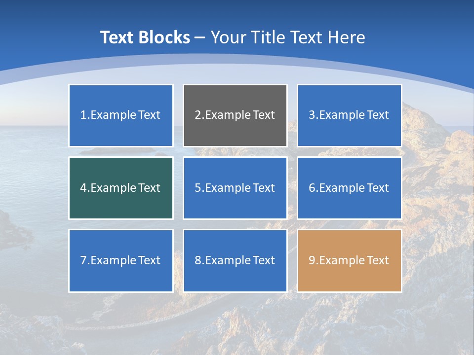 Shore Coast Landscape PowerPoint Template