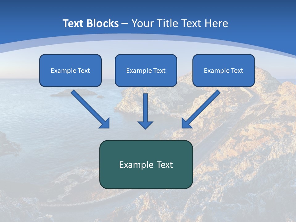 Shore Coast Landscape PowerPoint Template