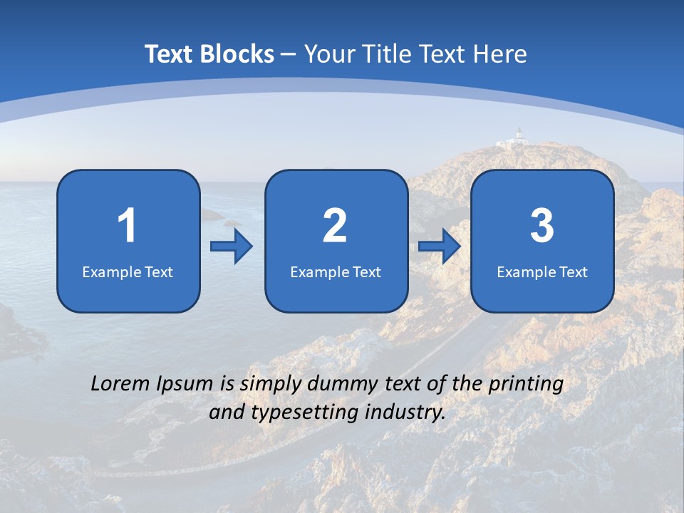 Shore Coast Landscape PowerPoint Template