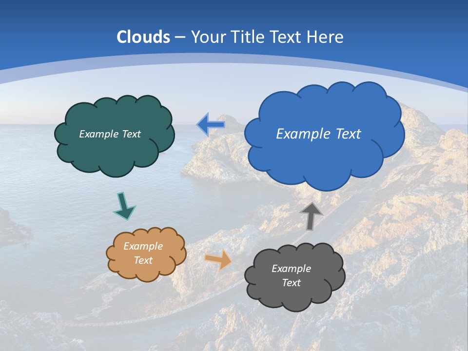 Shore Coast Landscape PowerPoint Template
