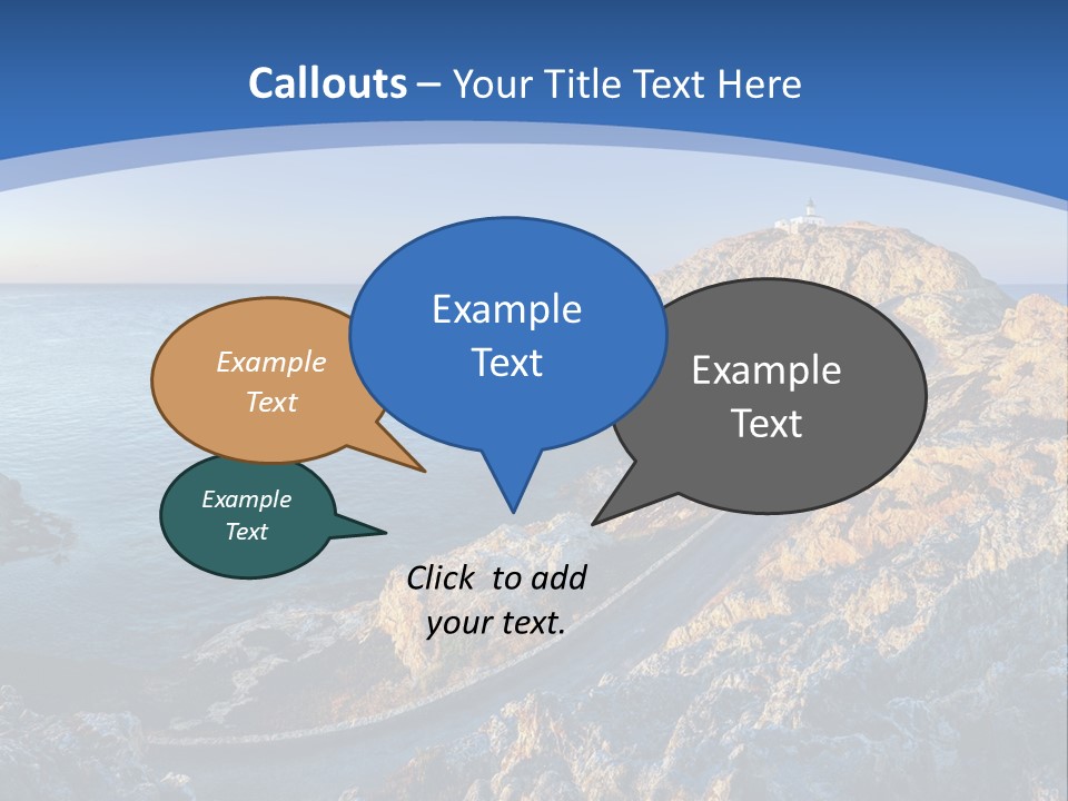 Shore Coast Landscape PowerPoint Template