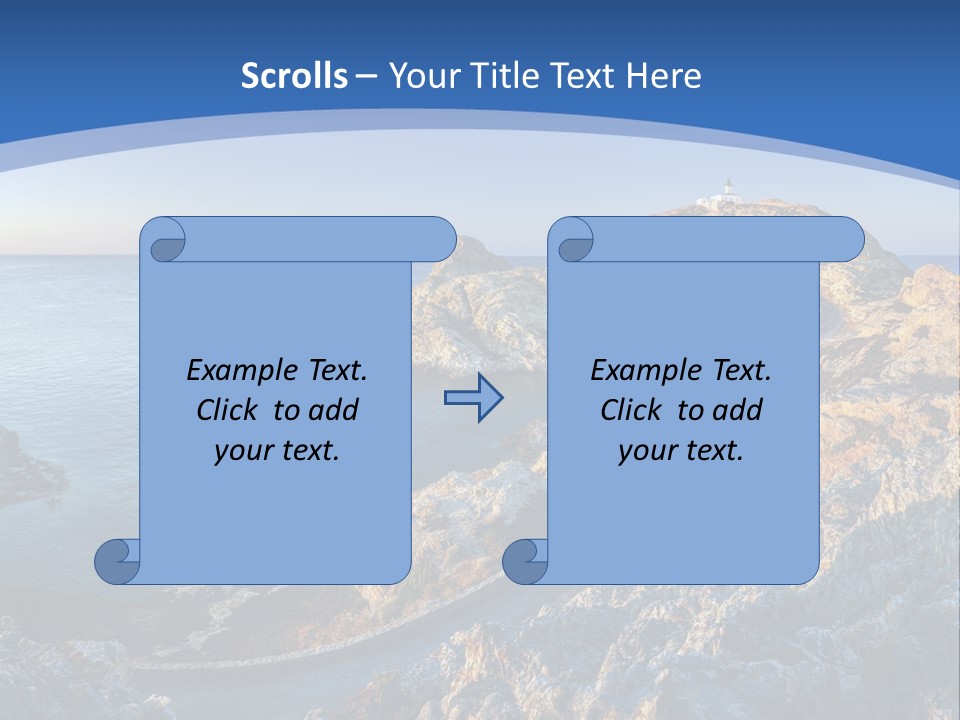 Shore Coast Landscape PowerPoint Template