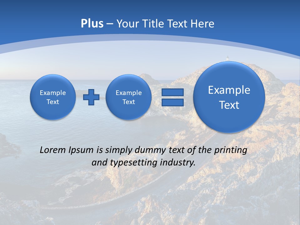 Shore Coast Landscape PowerPoint Template