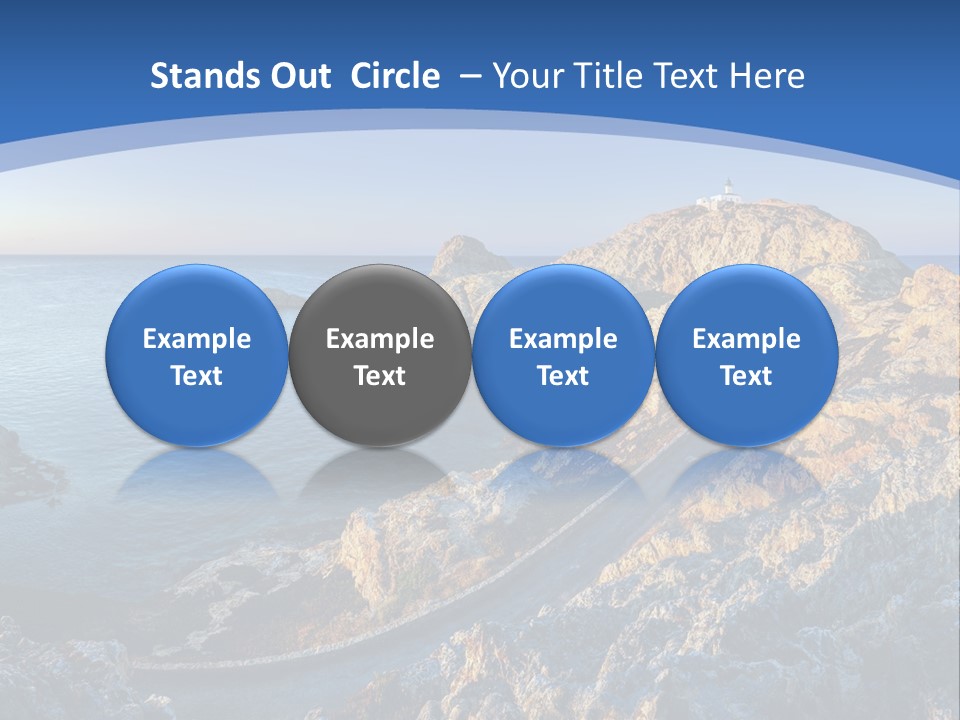 Shore Coast Landscape PowerPoint Template