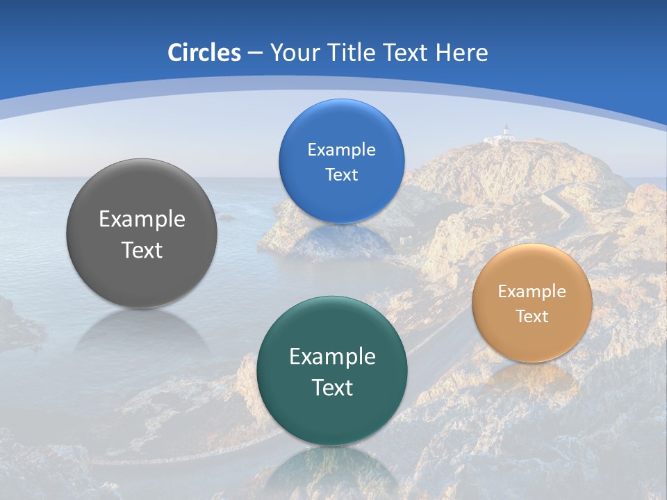 Shore Coast Landscape PowerPoint Template