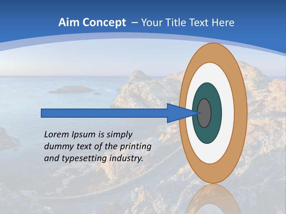 Shore Coast Landscape PowerPoint Template