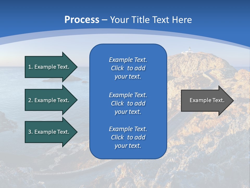 Shore Coast Landscape PowerPoint Template