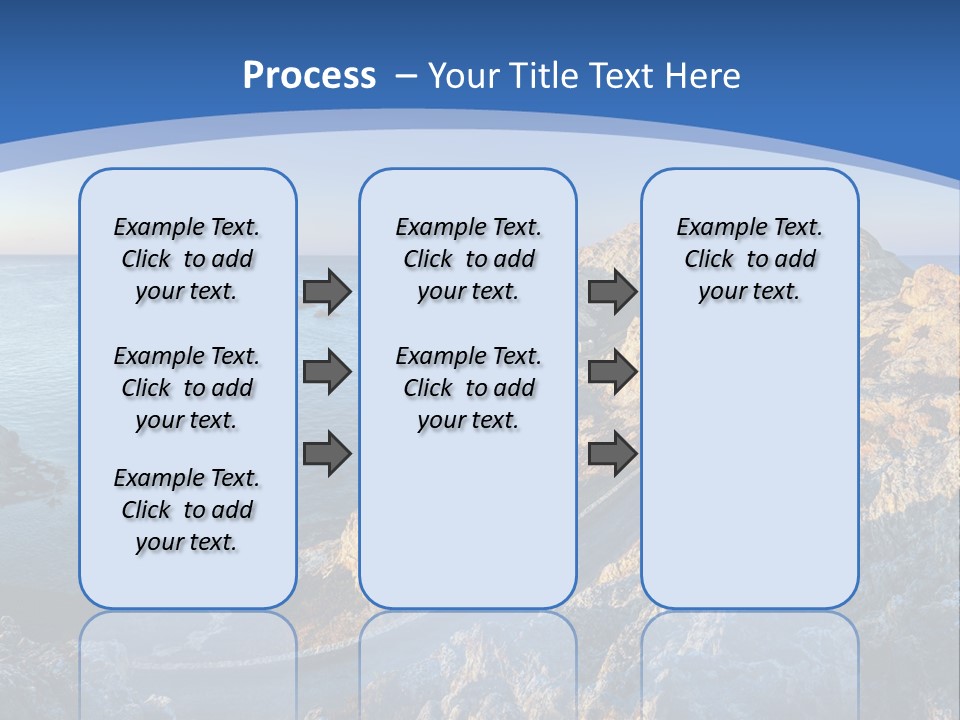 Shore Coast Landscape PowerPoint Template