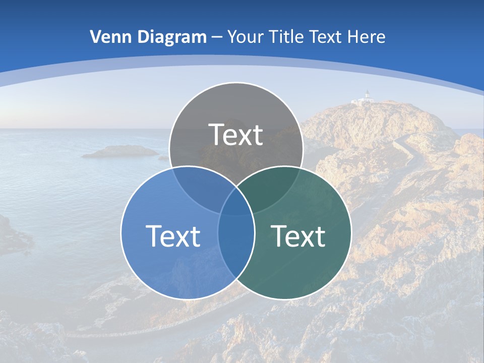 Shore Coast Landscape PowerPoint Template