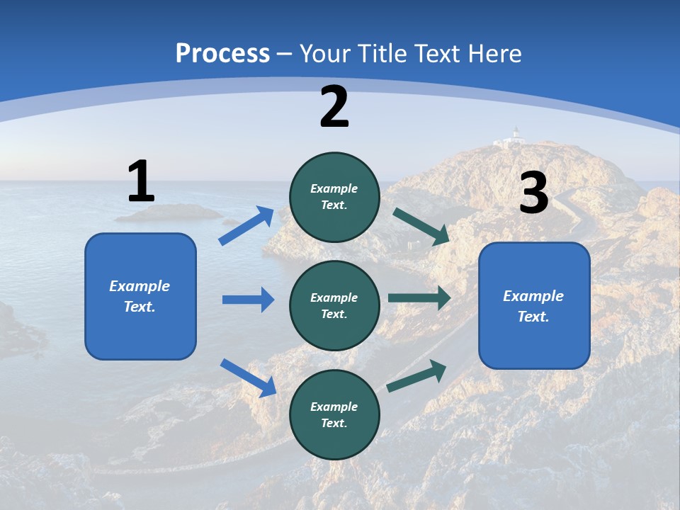 Shore Coast Landscape PowerPoint Template