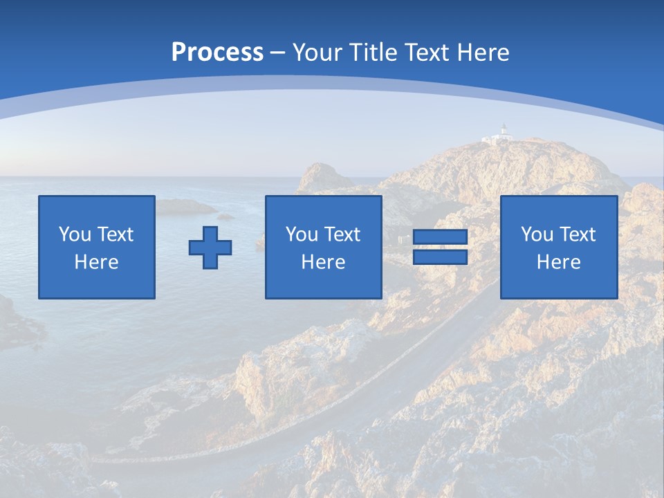 Shore Coast Landscape PowerPoint Template