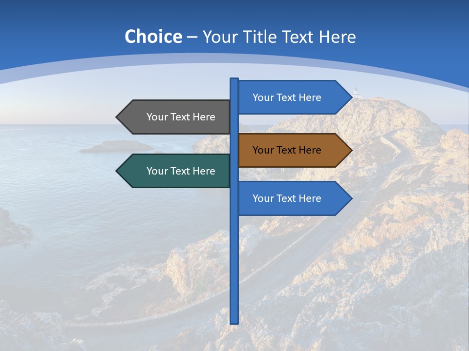 Shore Coast Landscape PowerPoint Template