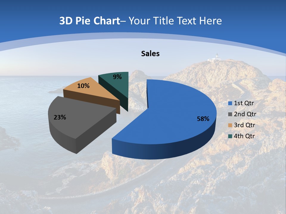 Shore Coast Landscape PowerPoint Template