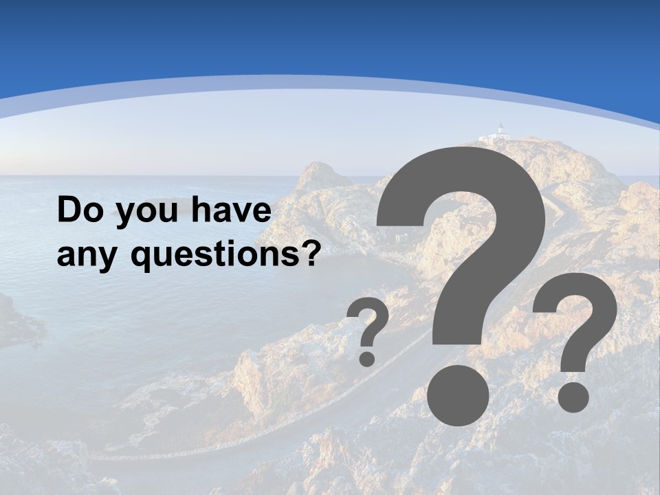 Shore Coast Landscape PowerPoint Template