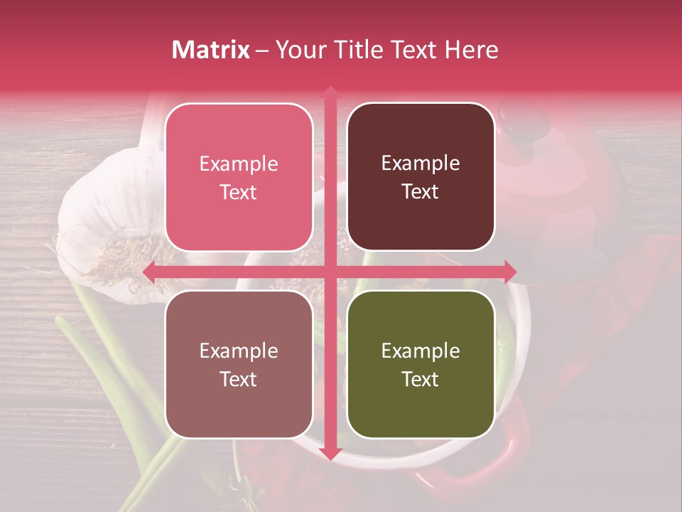 Red Healthy Steak PowerPoint Template