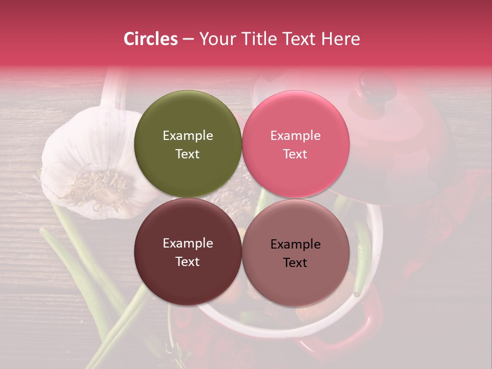 Red Healthy Steak PowerPoint Template