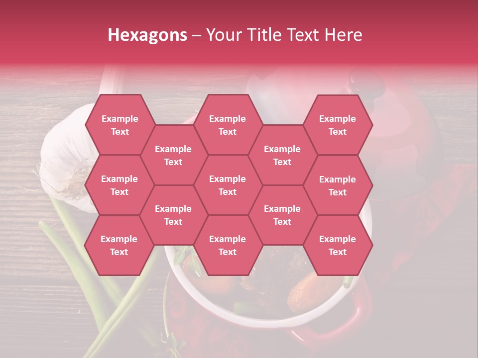 Red Healthy Steak PowerPoint Template