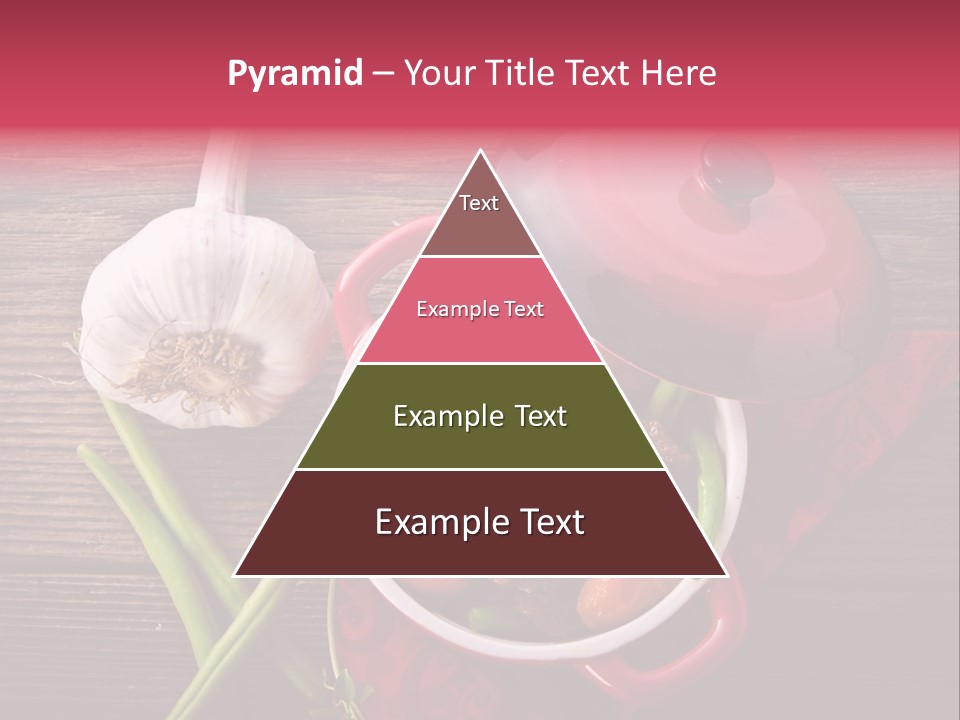 Red Healthy Steak PowerPoint Template