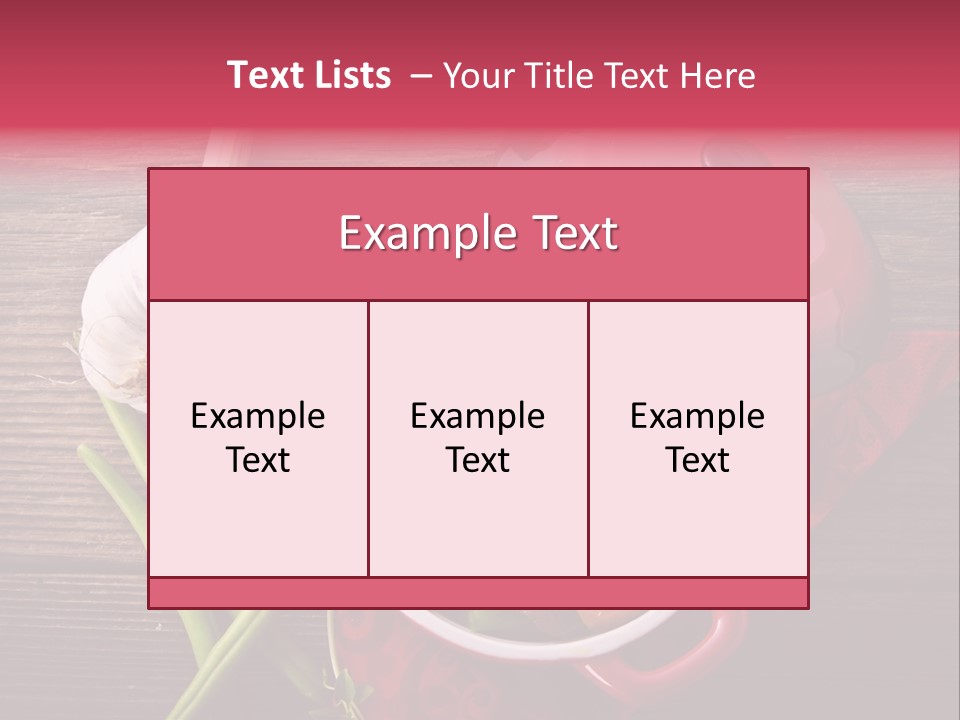 Red Healthy Steak PowerPoint Template