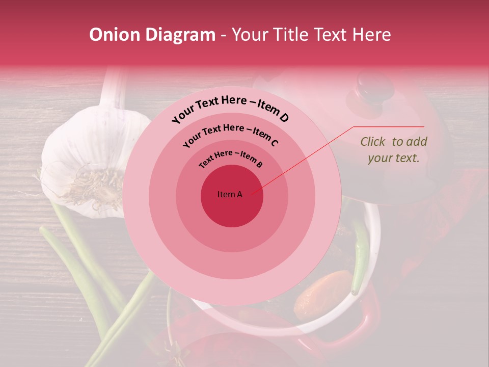 Red Healthy Steak PowerPoint Template