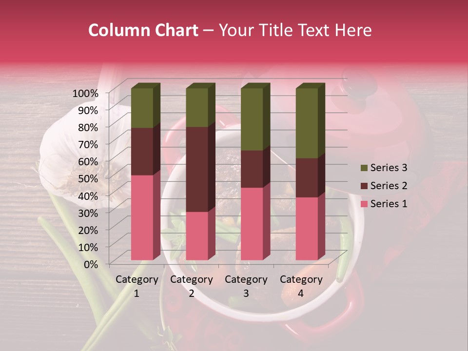 Red Healthy Steak PowerPoint Template