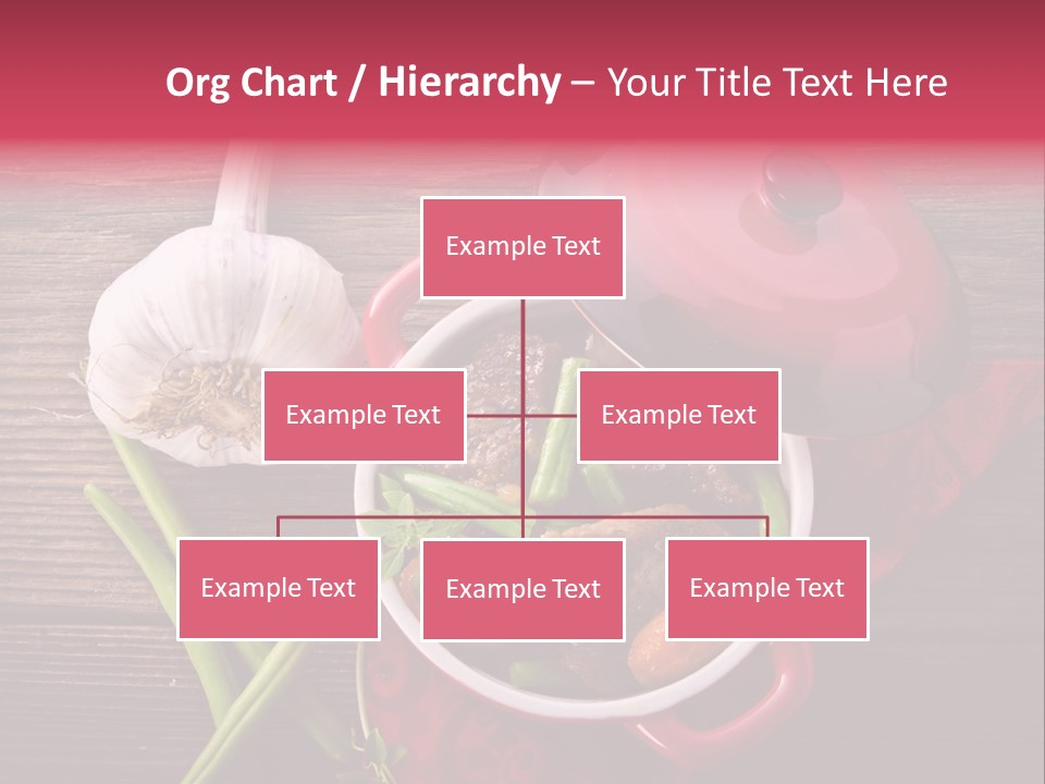 Red Healthy Steak PowerPoint Template