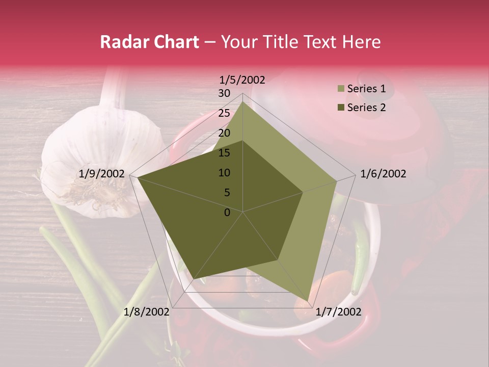 Red Healthy Steak PowerPoint Template