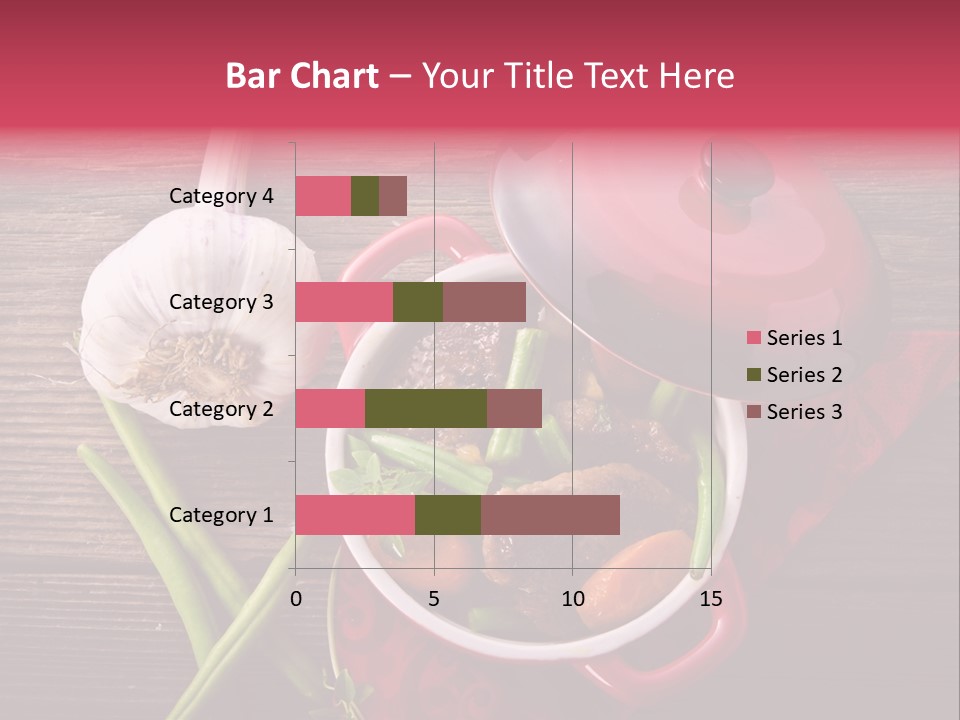 Red Healthy Steak PowerPoint Template