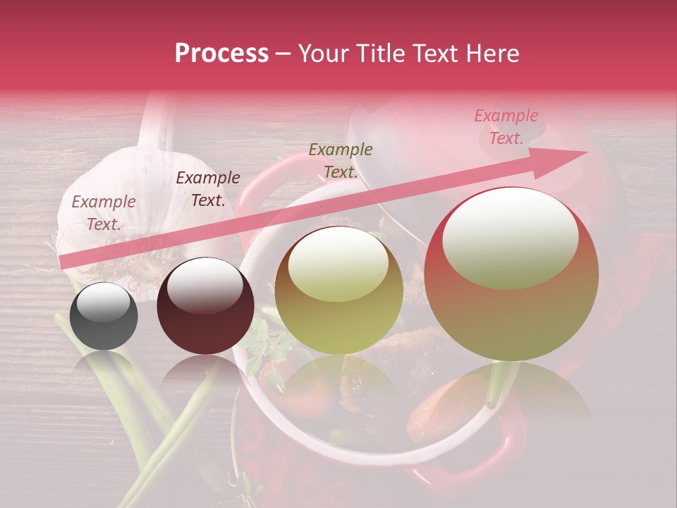 Red Healthy Steak PowerPoint Template