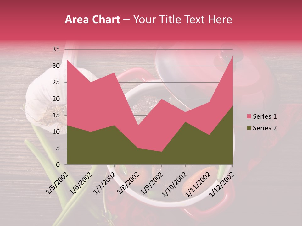 Red Healthy Steak PowerPoint Template