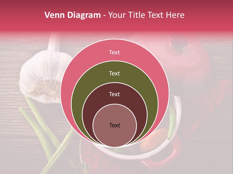 Red Healthy Steak PowerPoint Template